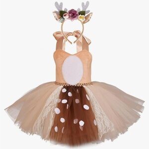 Adorable Fawn Tutu Costume for Kids